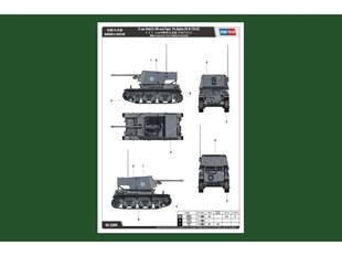 Hobbyboss - 5cm Pak 38(t) Sfl.Fgst.Pz.Kpfw. 35R 731(f), 1/35, 83808 цена и информация | Конструкторы и кубики | 220.lv