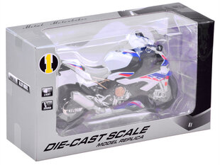 Motocikla modelis BMW S1000RR balts цена и информация | Игрушки для мальчиков | 220.lv