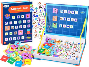 Алфавитный набор - магнитная головоломка с коробкой цена и информация | Настольные игры, головоломки | 220.lv