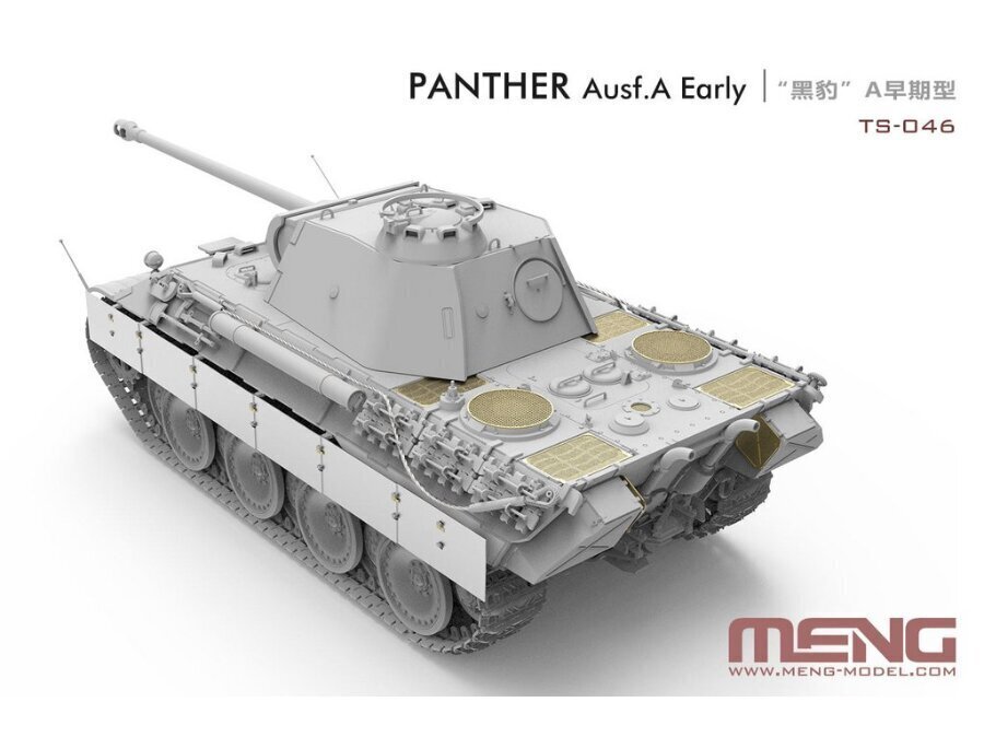 Meng Model - German Medium Tank Sd.Kfz. 171 Panther Ausf. A Early, 1/35, TS-046 цена и информация | Konstruktori | 220.lv