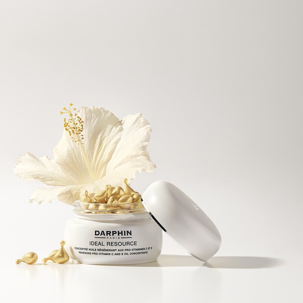 Sejas kapsulas Darphin Ideal Resource Vitamin C & E, 60 gab. cena un informācija | Serumi sejai, eļļas | 220.lv