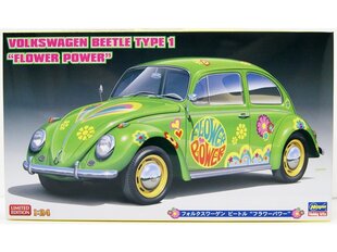 Hasegawa - Volkswagen Beetle Type 1 “Flower Power”, 1/24, 20488 cena un informācija | Konstruktori | 220.lv