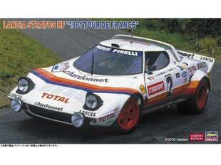 Сборная пластиковая модель Hasegawa - Lancia Stratos HF "1981 Tour de France", 1/24, 20499 цена и информация | Конструкторы и кубики | 220.lv