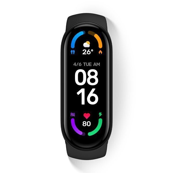 Xiaomi Mi Smart Band 6 NFC Black cena un informācija | Fitnesa aproces | 220.lv