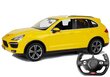 Automobilis Porsche Cayenne Rastar ar tālvadības pulti 1:14, dzeltens цена и информация | Rotaļlietas zēniem | 220.lv