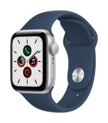 Apple Watch SE2nd Gen GPS, 44мм Silver Aluminium Case ,Abyss Blue Sport Band - MKQ43UL/A цена и информация | Apple Умные часы и браслеты | 220.lv