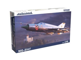 Сборная пластиковая модель Eduard - MiG-21MF Weekend Edition, 1/48, 84177 цена и информация | Kонструкторы | 220.lv