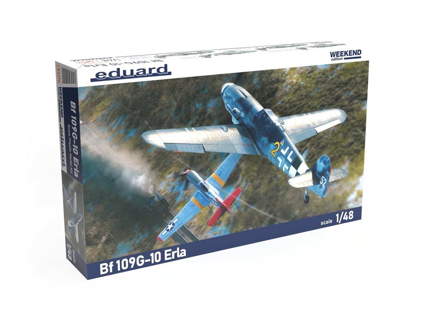 Eduard - Bf-109G-10 Erla Weekend Edition, 1/48, 84174 cena un informācija | Konstruktori | 220.lv