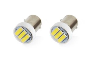 LED STANDARD BA9s 3xSMD 7020 12V spuldzes 2gab. цена и информация | Автомобильные лампочки | 220.lv