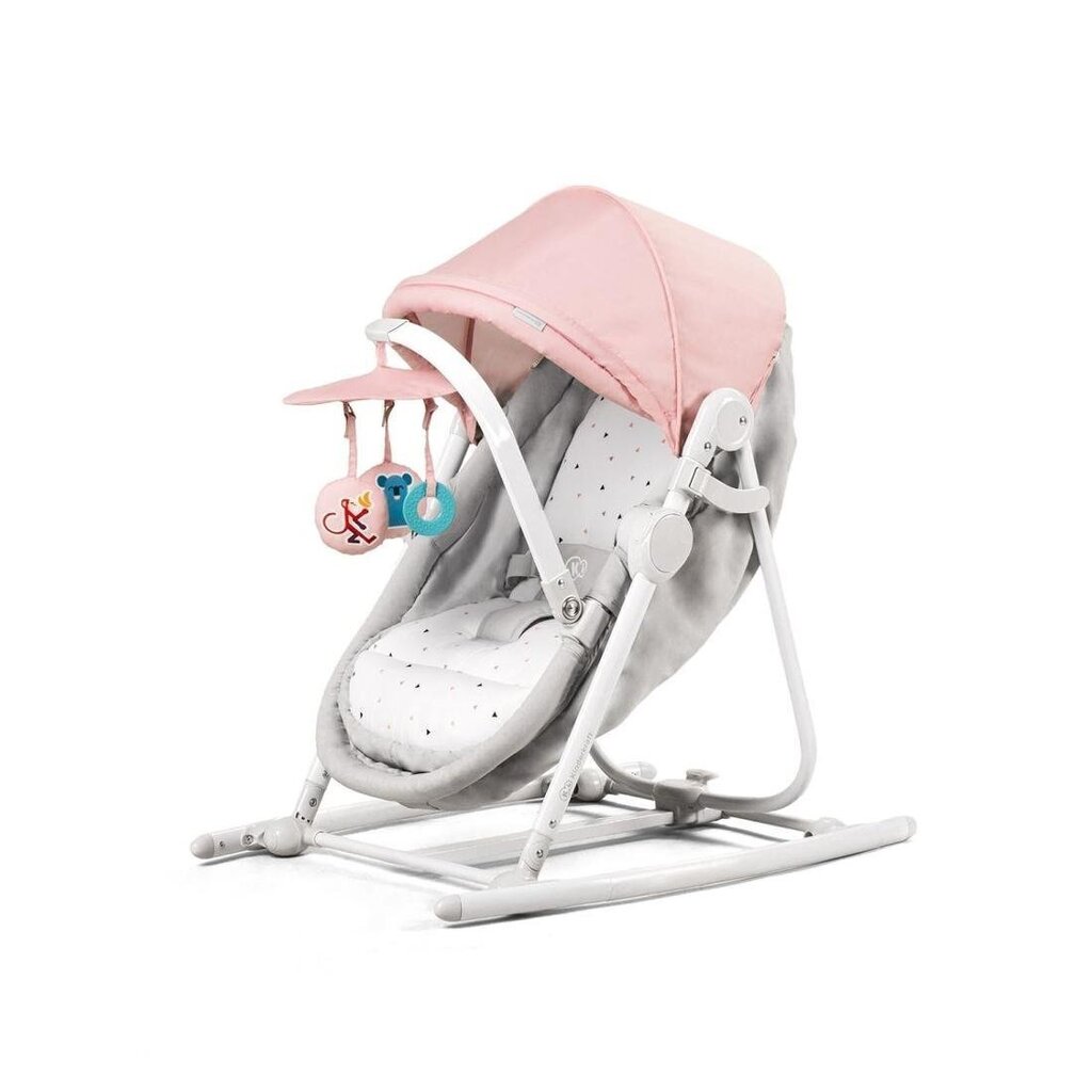 Gultiņa - šūpoles KinderKraft 5 in 1 Unimo Up, rozā цена и информация | Bērnu šūpuļkrēsliņi | 220.lv