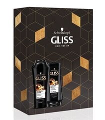 Matu kopšanas komplekts Schwarzkopf Gliss Kur Ultimate Repair: šampūns, 200 ml + kondicionieris, 200 ml cena un informācija | Šampūni | 220.lv