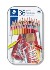 Карандаши цветные Staedtler 175, в металлической коробке, 36 цветов цена и информация | Принадлежности для рисования, лепки | 220.lv