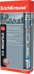 Gēla pildspalva ERICH KRAUSE MEGAPOLIS GEL, 0.5 mm, zila cena un informācija | Rakstāmpiederumi | 220.lv