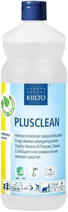 Ekoloģisks universāls grīdas tīrīšanas līdzeklis KIILTO Plusclean, koncentrēts, 1 l цена и информация | Tīrīšanas līdzekļi | 220.lv