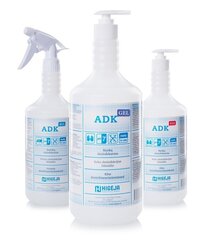 Roku dezinfekcijas līdzeklis ADK GEL, 500 ml cena un informācija | ADK Aizsardzības, dezinfekcijas, medicīnas preces | 220.lv