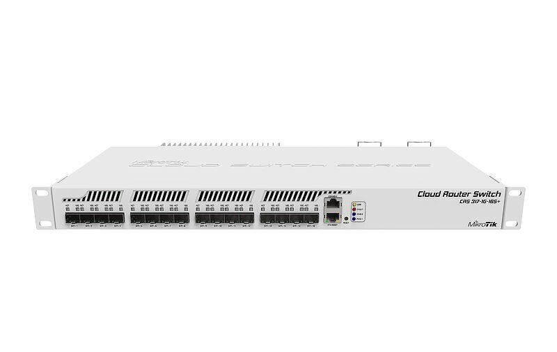 Switch Mikrotik Type L3|Rack|1x10Base-T / 100Base-TX / 1000Base-T|16xSFP+|1xRJ45|CRS317-1G-16S+RM cena un informācija | Adapteri un USB centrmezgli | 220.lv