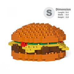 Konstruktors Jekca, ST22FF03, Fast Foods - Siera Burgers, 300 gab. cena un informācija | Konstruktori | 220.lv