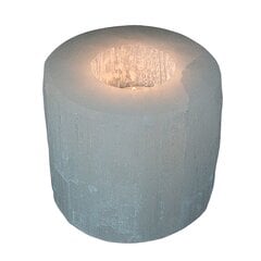 Svečturis no selenīta kristāla Awgifts, 800 g cena un informācija | Sveces un svečturi | 220.lv
