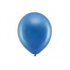 Baloni 30 cm metāliski, tumši zili (1 gab. / 100 gab.) cena un informācija | Baloni | 220.lv