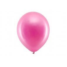 Baloni 30 cm metāliski, fuksija (1 gab. / 100 gab.) cena un informācija | Baloni | 220.lv