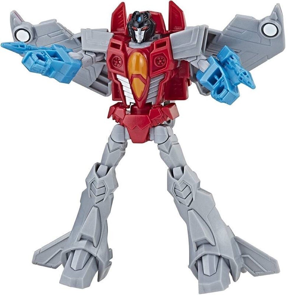 Rotaļlieta - Hasbro Transformers Cyberverse - Optimus Prime + Starscream (15-16 cm), E5557 cena un informācija | Rotaļlietas zēniem | 220.lv