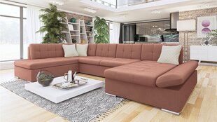 П-образный угловой диван-кровать Genero-Right-Uttario velvet 2955 + Uttario velvet 2955 + Evo 25 цена и информация | Диваны | 220.lv