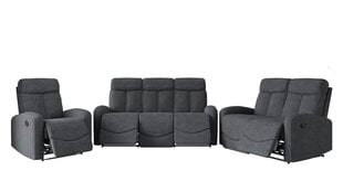 Комплект мягкой мебели ISCO 3 + 2 + 1-103-32 (серый) цена и информация | Диваны | 220.lv