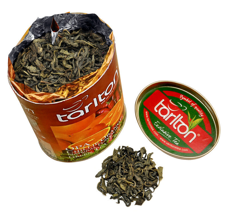 Zaļā beramā lielo lapu tēja OPA TARLTON, Chilli & Orange Green tea OPA - Čilli & Apelsīnu, 100g цена и информация | Tēja | 220.lv