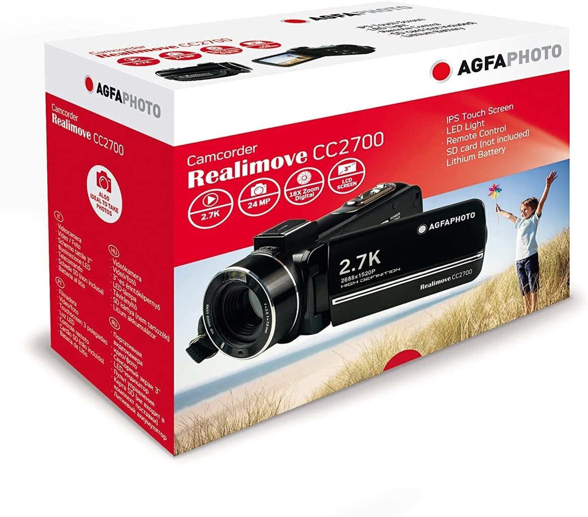 AgfaPhoto Realimove CC2700 cena un informācija | Videokameras | 220.lv