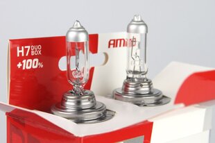 Halogen spuldzes LumiTec SILVER +100% H7 12V 55W DUO, 2 gab. цена и информация | Автомобильные лампочки | 220.lv