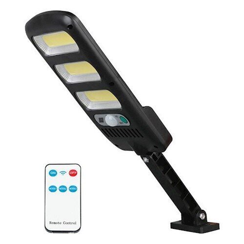 Laterna uz saules baterijām un tālvadības pulti LTC 3-LED COB 24W 1800 lm 1800mAh + RC cena un informācija | Āra apgaismojums | 220.lv