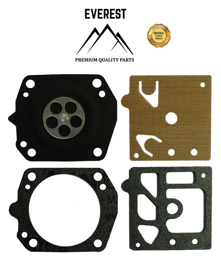 Karburatora membrānu komplekts piemērots Walbro D11-HDA Robin EH-12 Weber SRF66 cena un informācija | Dārza tehnikas rezerves daļas | 220.lv