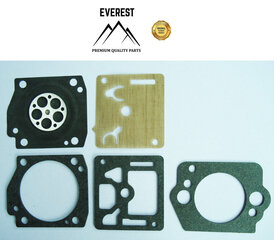 Комплект карбюраторных мембран,подходит для Zama GND-73 цена и информация | Запчасти для садовой техники | 220.lv