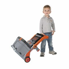 Тележка + ящик с инструментами Simba Smoby Black & Decker, 19 частей цена и информация | Игрушки для мальчиков | 220.lv