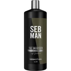 Кондиционер для волос Sebastian Seb Man The Smoother Conditioner, 1 л цена и информация | Бальзамы, кондиционеры | 220.lv