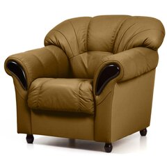 Atzveltnes krēsls Rosa, pārklāts ar audumu, Tugitool Rosa, kaetud kangaga Monolith 48, musta värvi jalad cena un informācija | Atpūtas krēsli | 220.lv