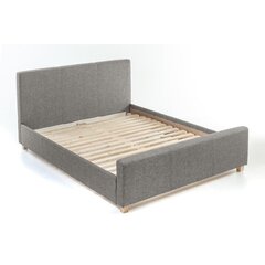 Кровать Etna, 90x200 см, серая цена и информация | Кровати | 220.lv
