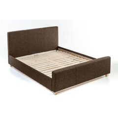 Кровать Etna, 160x200 см, коричневая цена и информация | Кровати | 220.lv