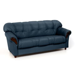 Dīvāns Rosa, 3 vietīgs, pārklāts ar audumu, Diivan Rosa, 3-kohaline, kaetud kangaga - Monolith 77, jalad - pähkel cena un informācija | Dīvāni | 220.lv