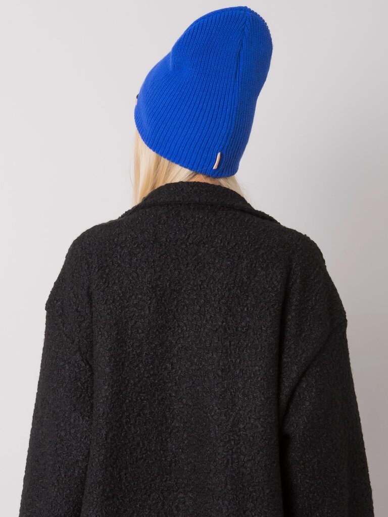 RUE PARIS trikotāžas cepure, tumši zila цена и информация | Sieviešu cepures | 220.lv