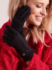 Женские элегантные черные перчатки цена и информация | Женские перчатки | 220.lv