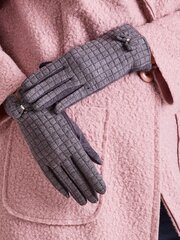 Перчатки женские, серые цена и информация | Женские перчатки | 220.lv