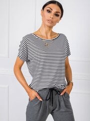 бело-черная футболка gina rue paris цена и информация | Женские блузки, рубашки | 220.lv