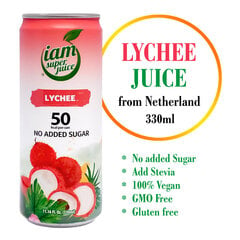 Сок Личи (30%), Lychee Fruit drink (30%), I am super juice, 330мл. цена и информация | Соки, нектары | 220.lv