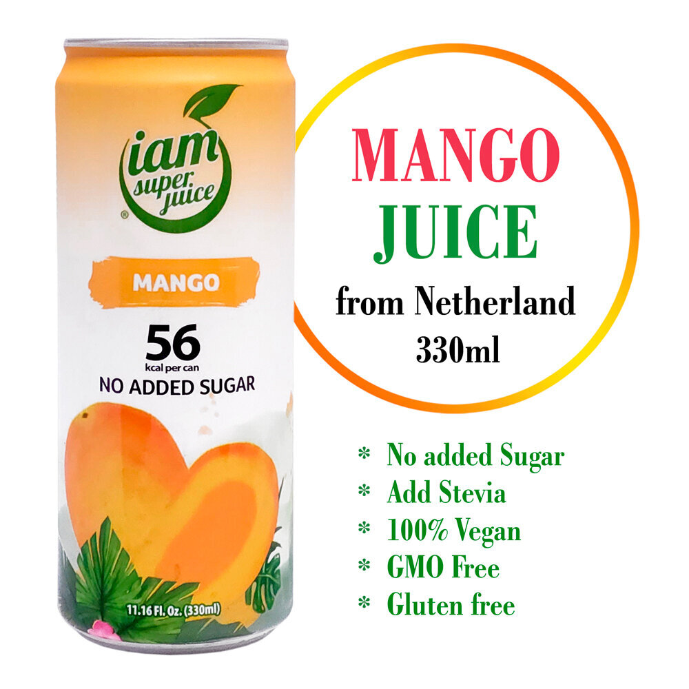 Mango sulas dzēriens (30%), Mango juice drink, I am super juice, 330ml cena un informācija | Sulas, nektāri un sulu dzērieni | 220.lv