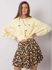 RUE PARIS sieviešu krekls ar kabatām, dzeltens цена и информация | Женские блузки, рубашки | 220.lv
