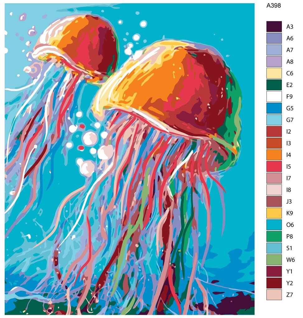 Komplekts gleznošana pēc numuriem 40 x 50 cm PG4050-29 цена и информация | Gleznas pēc numuriem | 220.lv