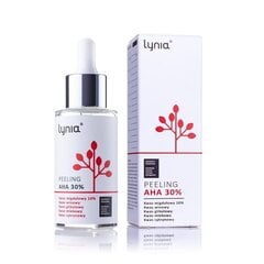 Sejas pīlings Lynia Peeling AHA 30%, 30 ml cena un informācija | Sejas ādas kopšana | 220.lv