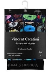 Нижнее белье для мужчин Vincent Creation 1036 Мужской боксерский шорт хипстер Пончики, 2 шт. цена и информация | Мужские трусы Nek, черные | 220.lv