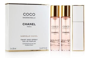 Chanel - Coco Mademoiselle EDP 3x20ml цена и информация | Женские духи Lovely Me, 50 мл | 220.lv